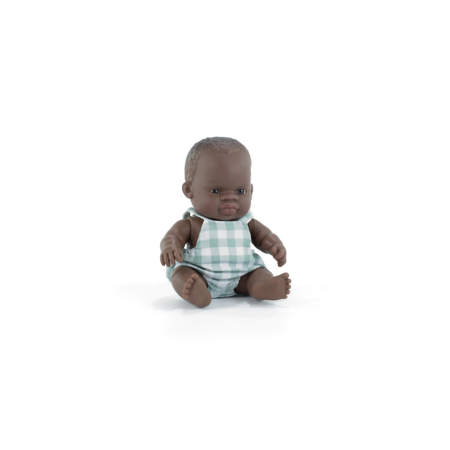Miniland My Friends & Me Baby Doll, African Boy, 8-1/4" (Bag)