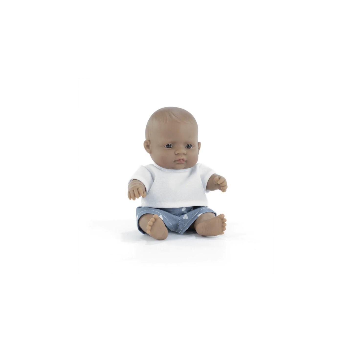 Miniland My Friends & Me Baby Doll, Hispanic Boy, 8-1/4" (Bag)