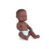 Miniland Baby Doll African Girl with Down Syndrome, 12-5/8"