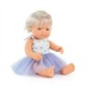 Miniland My Friends & Me Baby Doll, Caucasian Girl With Hearing Implant, 15", Boxed