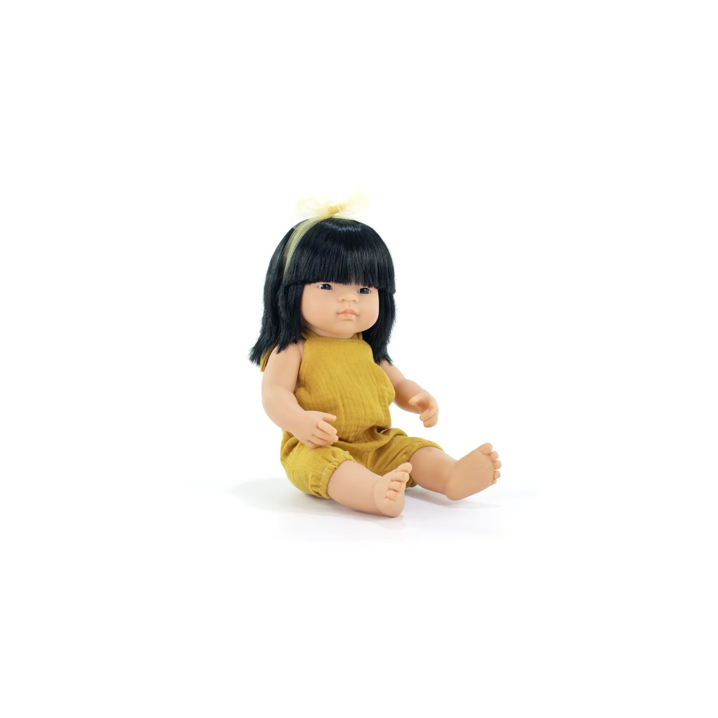 Miniland My Friends & Me Baby Doll, Asian Girl, 15", Boxed