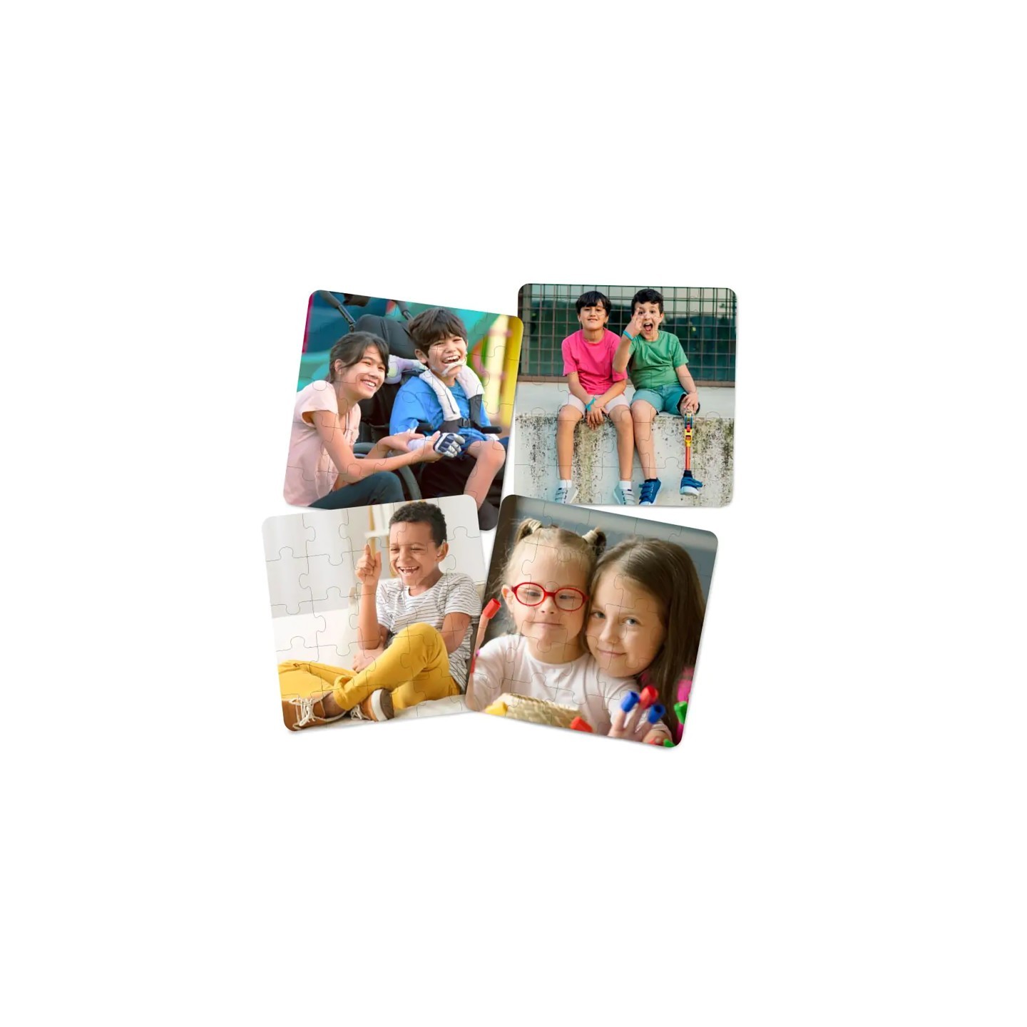 Miniland Inclusion Puzzles, Set of 4