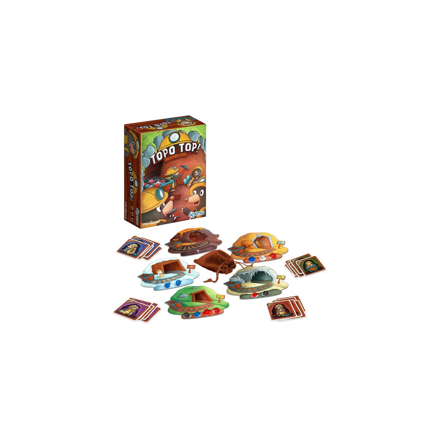 Miniland Topo Top Board Game