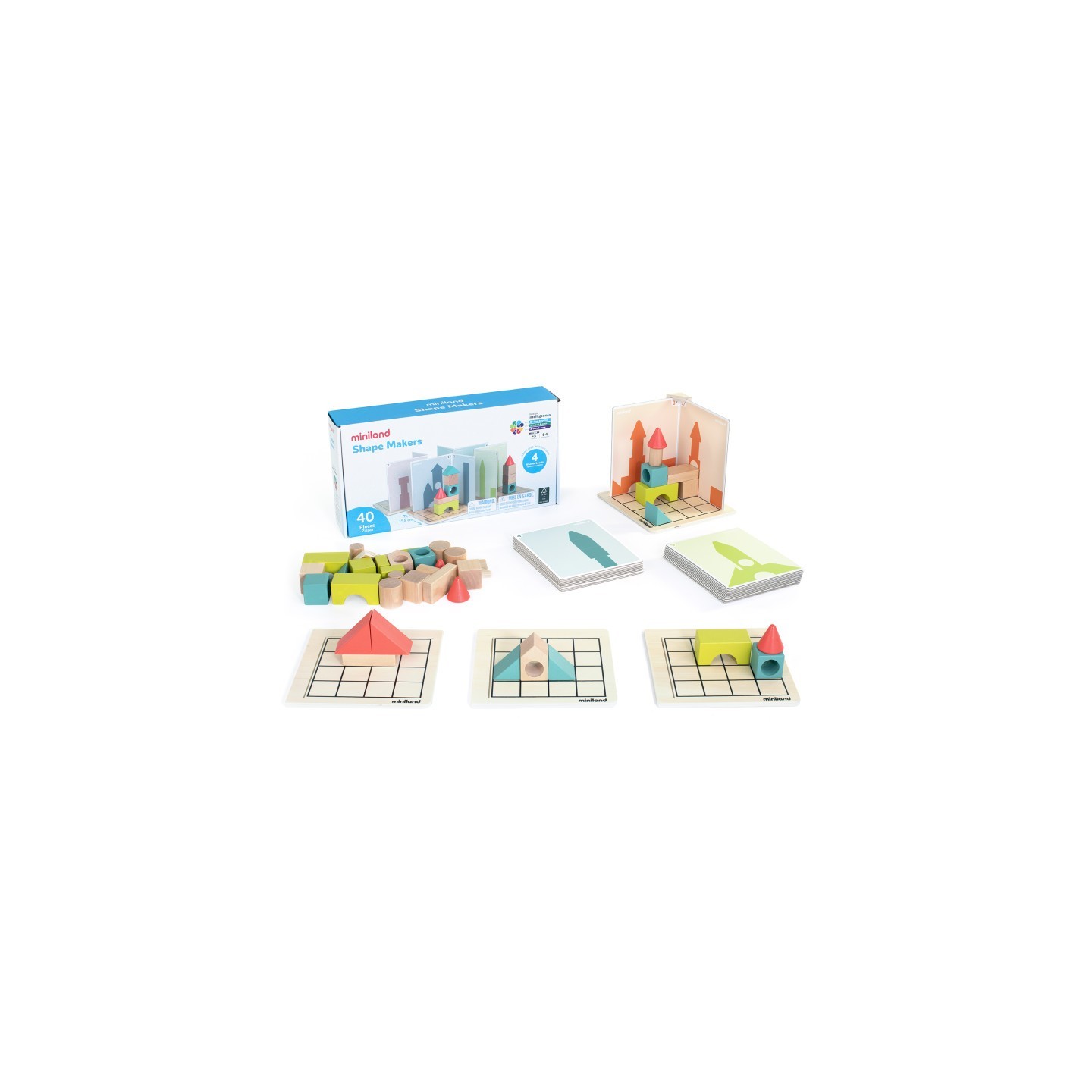 Miniland Shape Makers Building Game