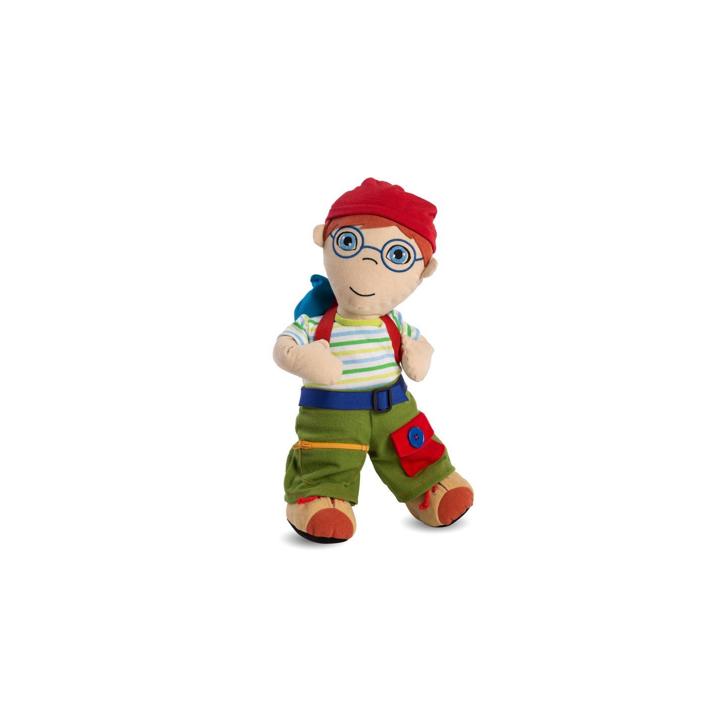 Miniland Multicultural Fastening Dolls, Caucasian Boy