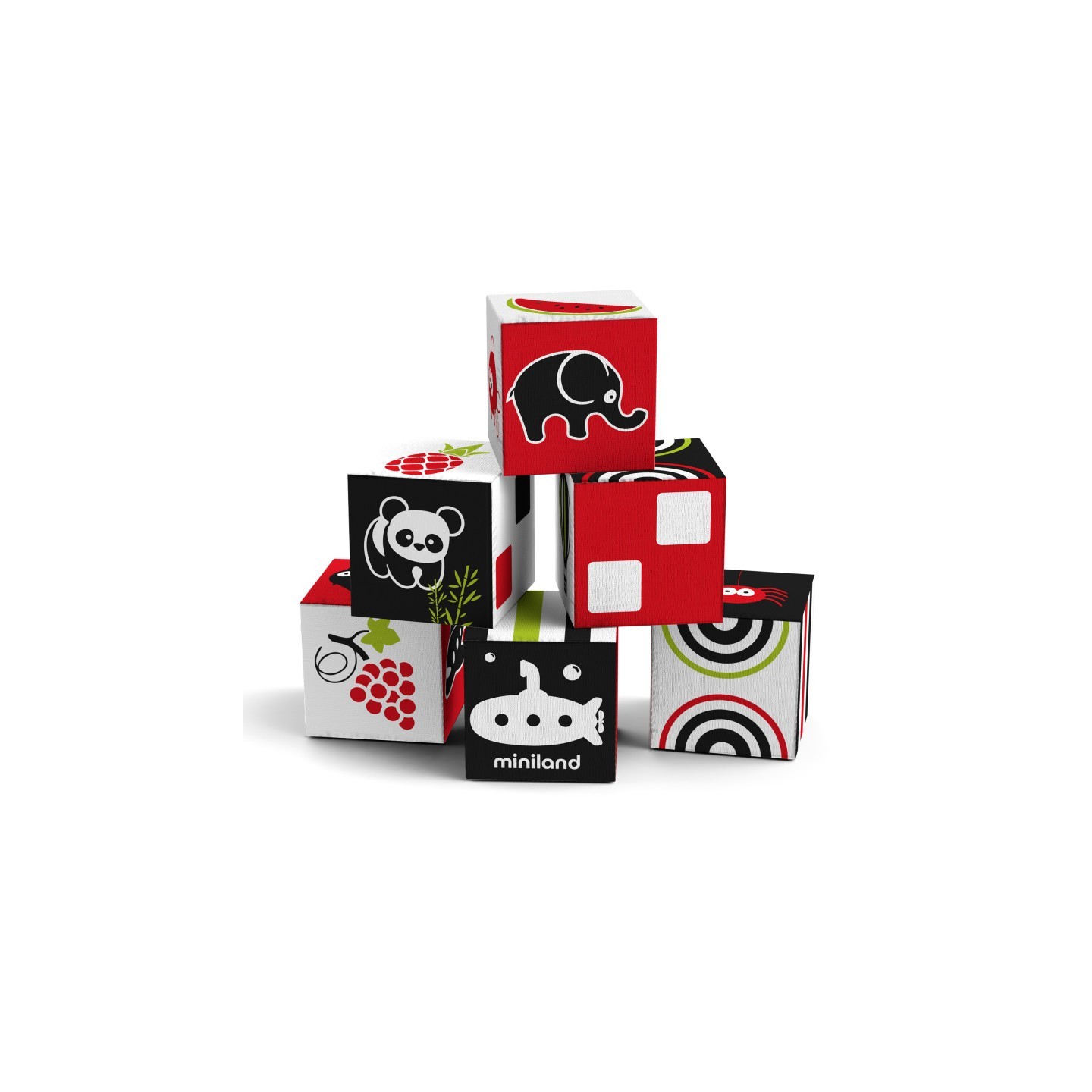 Miniland First Senses 6 Cubes Set