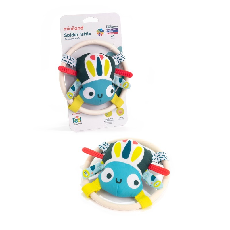 Miniland Feel to Learn: Spider Rattle