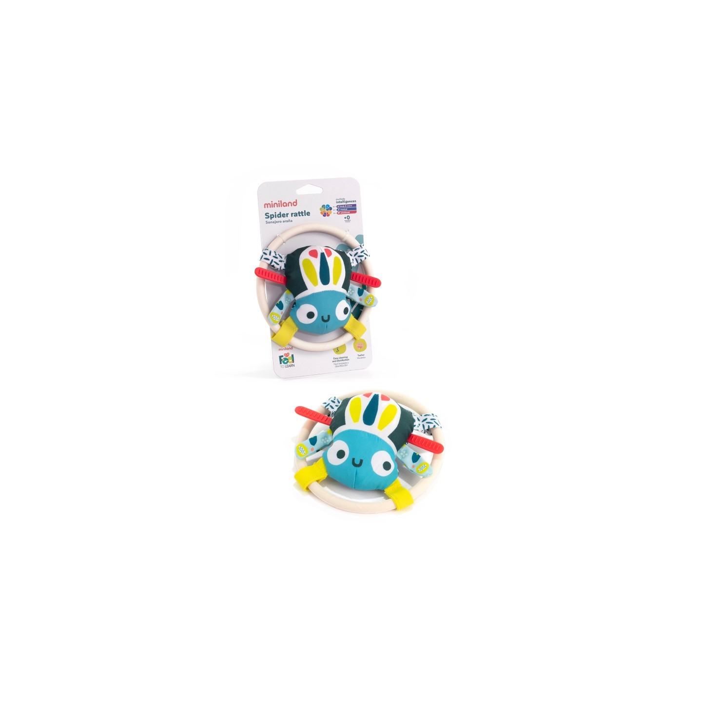 Miniland Feel to Learn: Spider Rattle