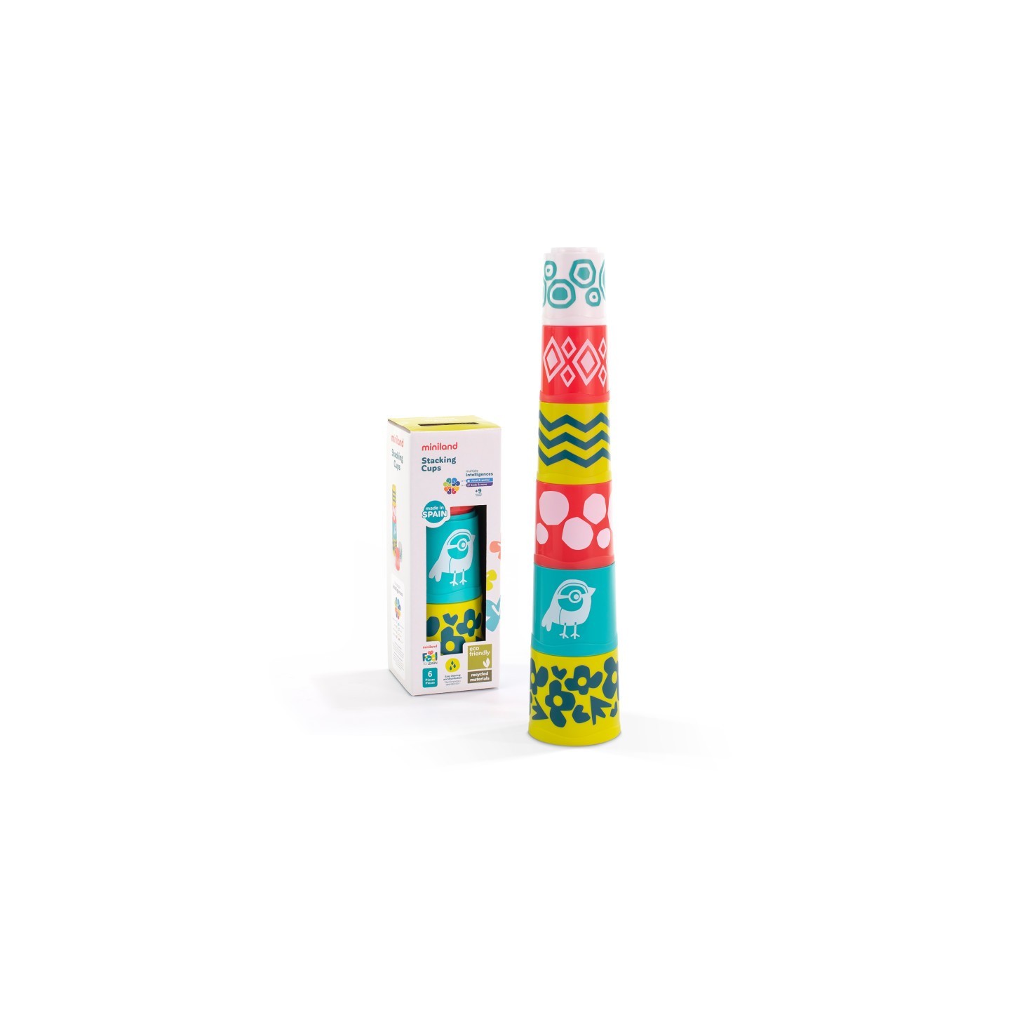 Miniland Feel to Learn: Stacking Cups