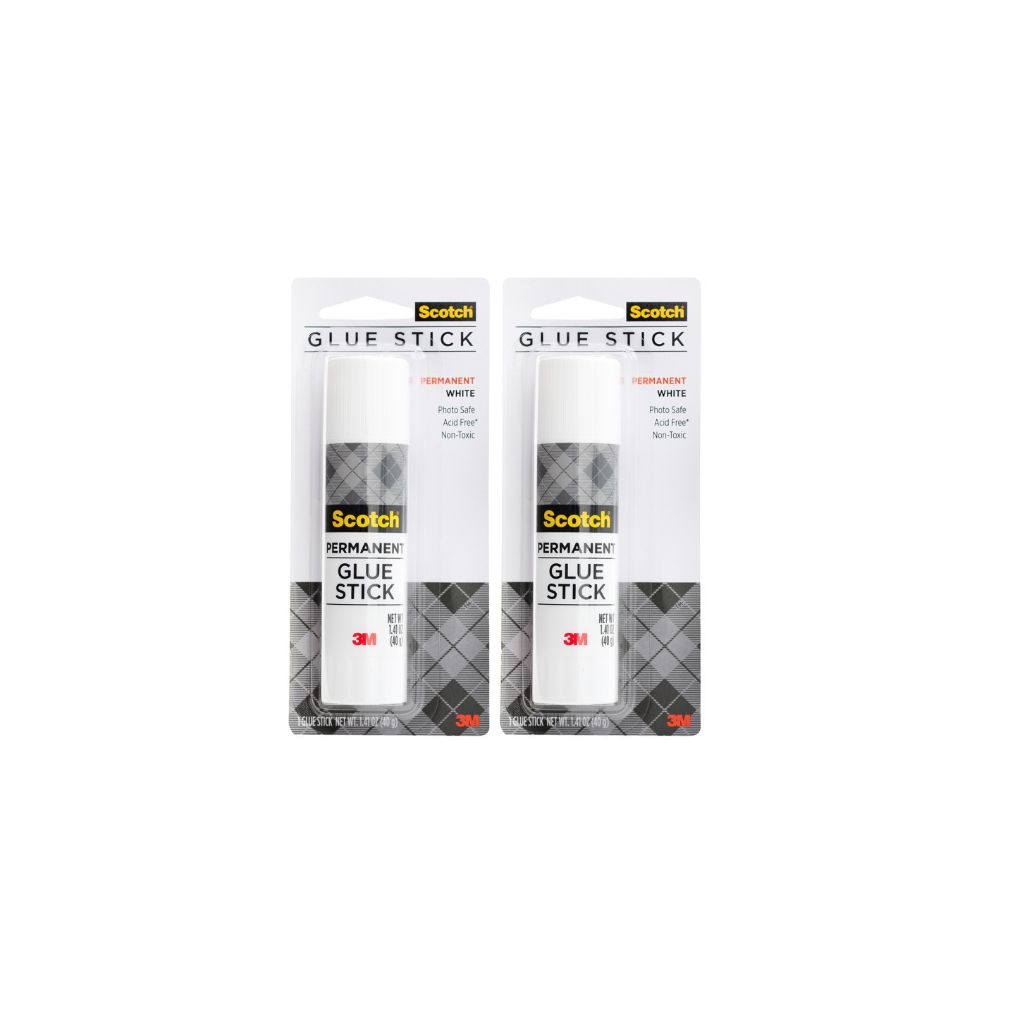 Scotch® Acid-Free Craft Glue Stick, 1.41 oz, Pack of 2
