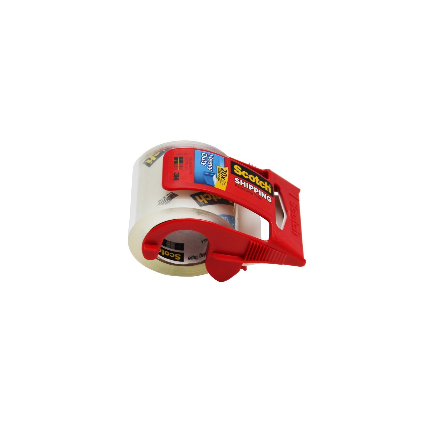 Scotch® Super Strength Sure Start Packaging Tape w/Dispenser, 2" x 800"