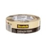 Scotch® Contractor Grade Masking Tape, 1.41 in x 60.1 yd (36mm x 55m), 1 Roll