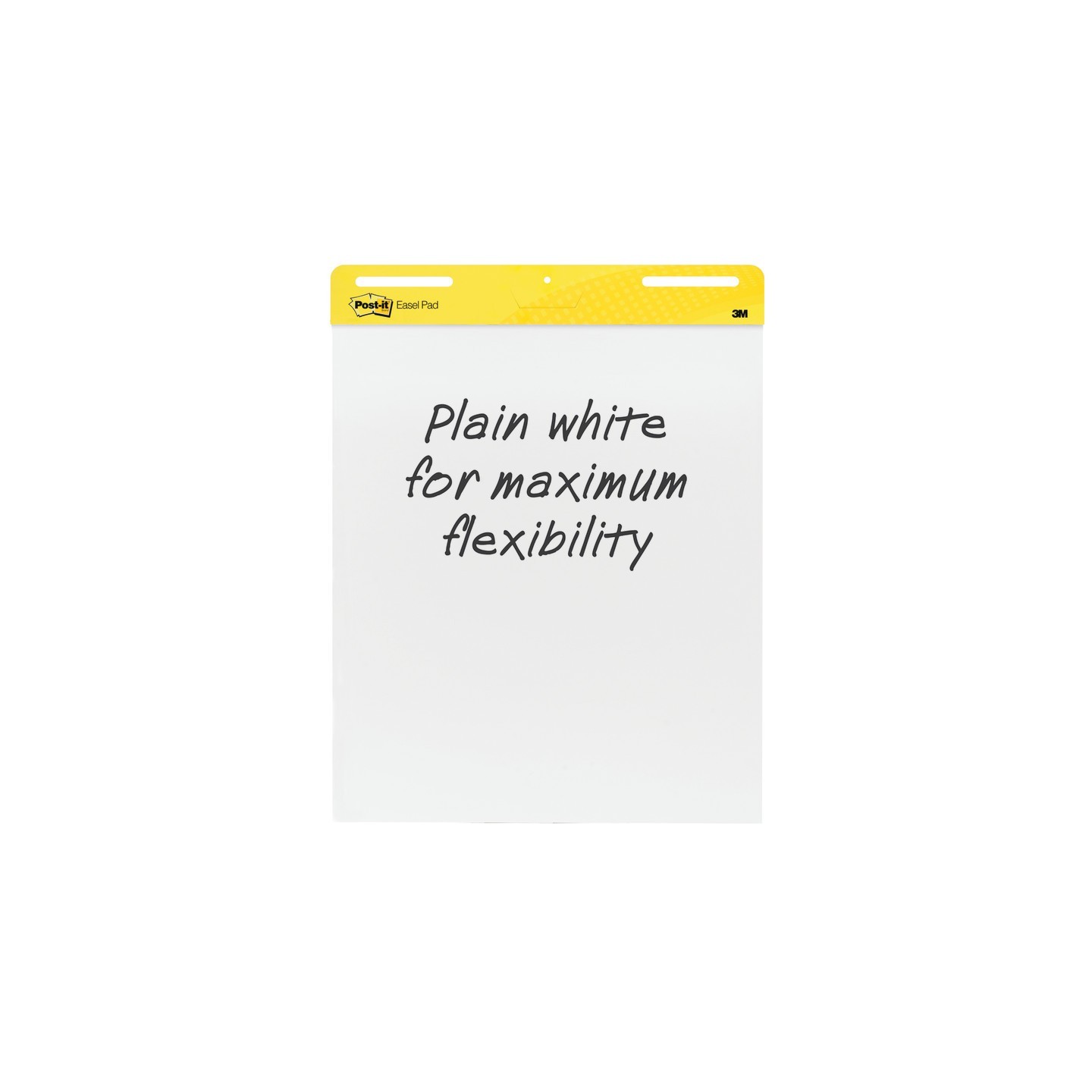 3M® Vertical-Orientation Self-Stick Easel Pads, Unruled, 25 x 30, White, 30 Sheets, 2/Carton