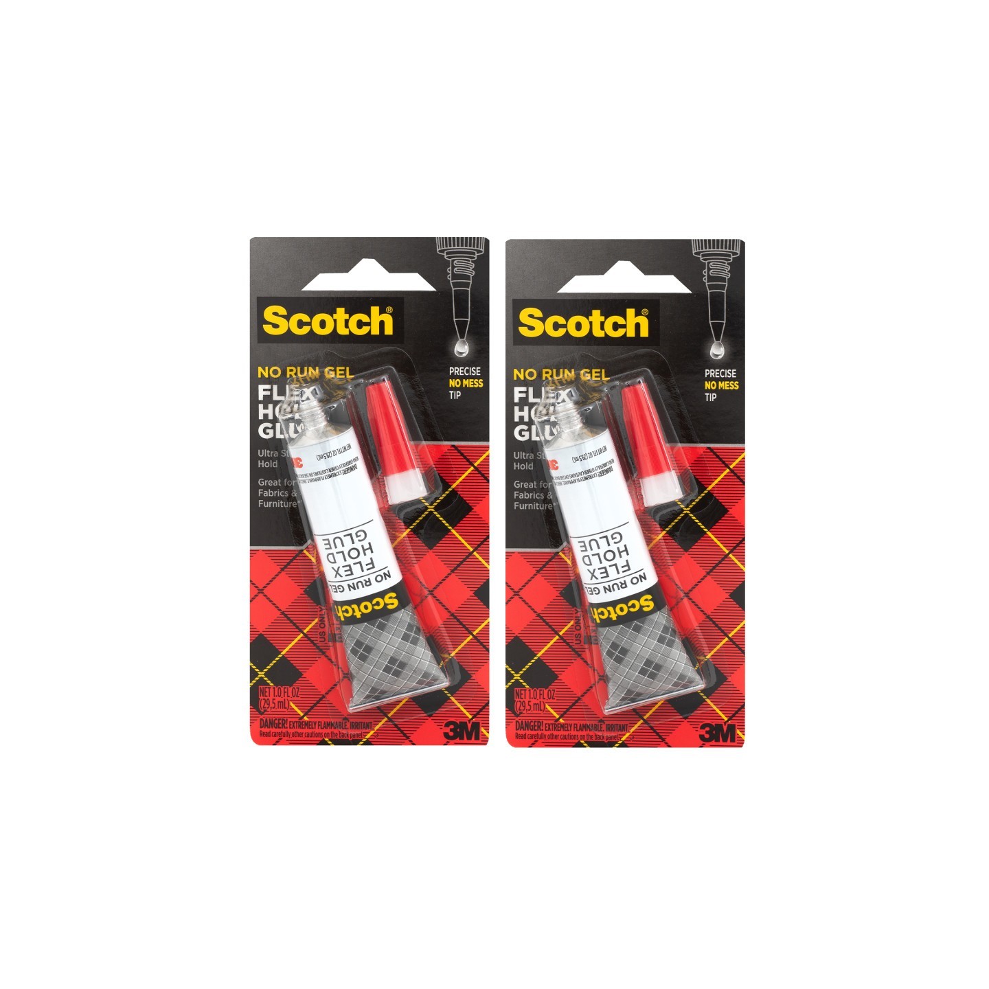 Scotch® Maximum Strength Adhesive, 1oz, Pack of 2