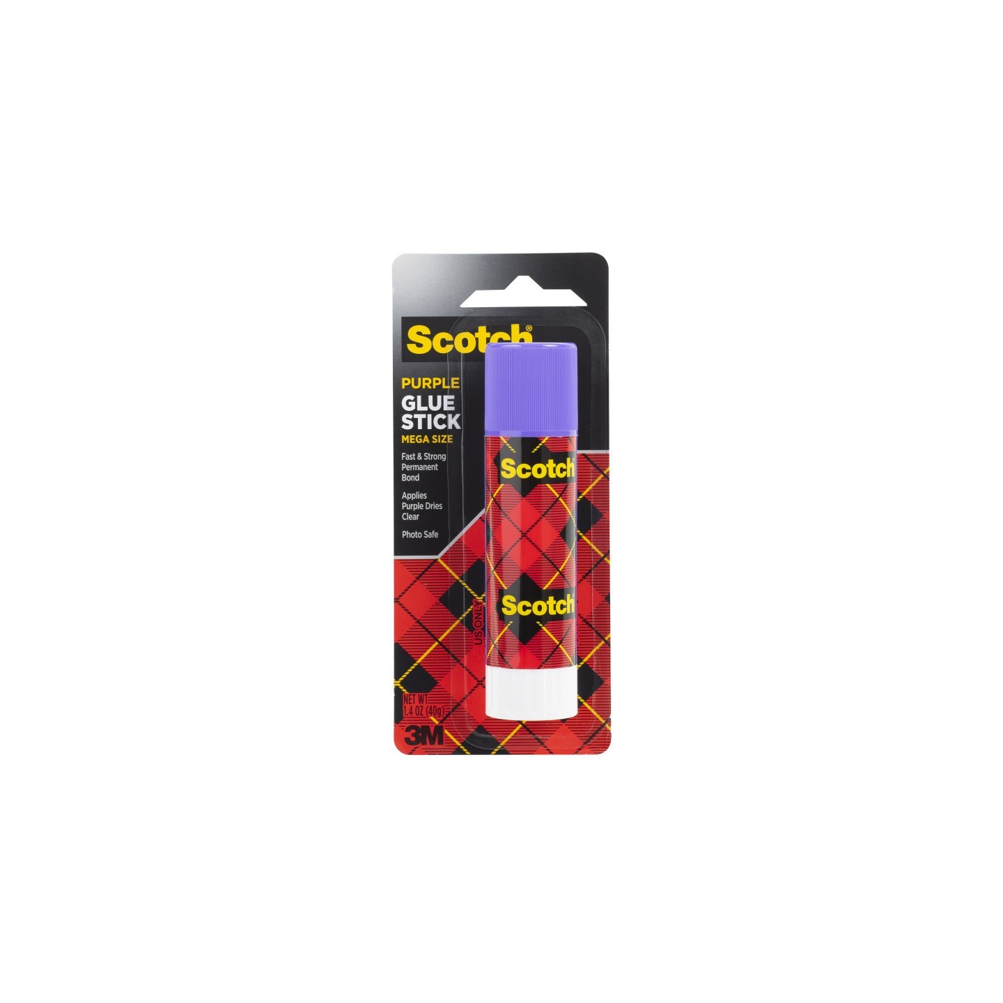 Scotch® Mega Purple Glue Stick, 1.4 oz