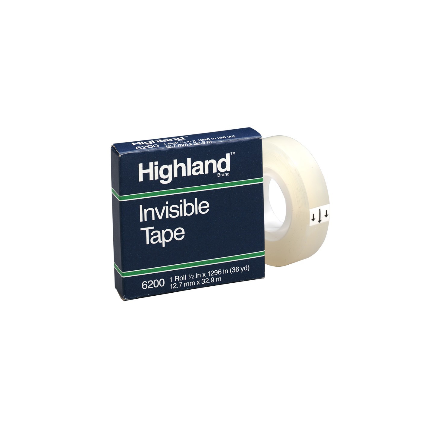 Highland™ Invisible Tape, 1/2" x 1296"