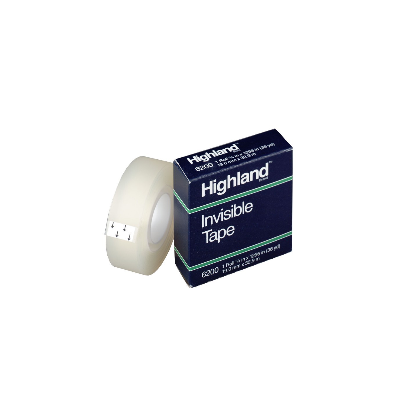 Highland™ Invisible Tape, 3/4" x 1296"