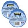 Scotch® Duct Tape for Artists, 1.88 in x 20 yd (48 mm x 18.2 m), Sea Blue, Pack of 2