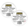 Scotch® Duct Tape for Artists, 1.88 in x 20 yd (48 mm x 18.2 m), White, Pack of 2