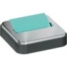 Post-it® Note Dispenser for 3 in x 3 in Notes, Black Base with Steel Top