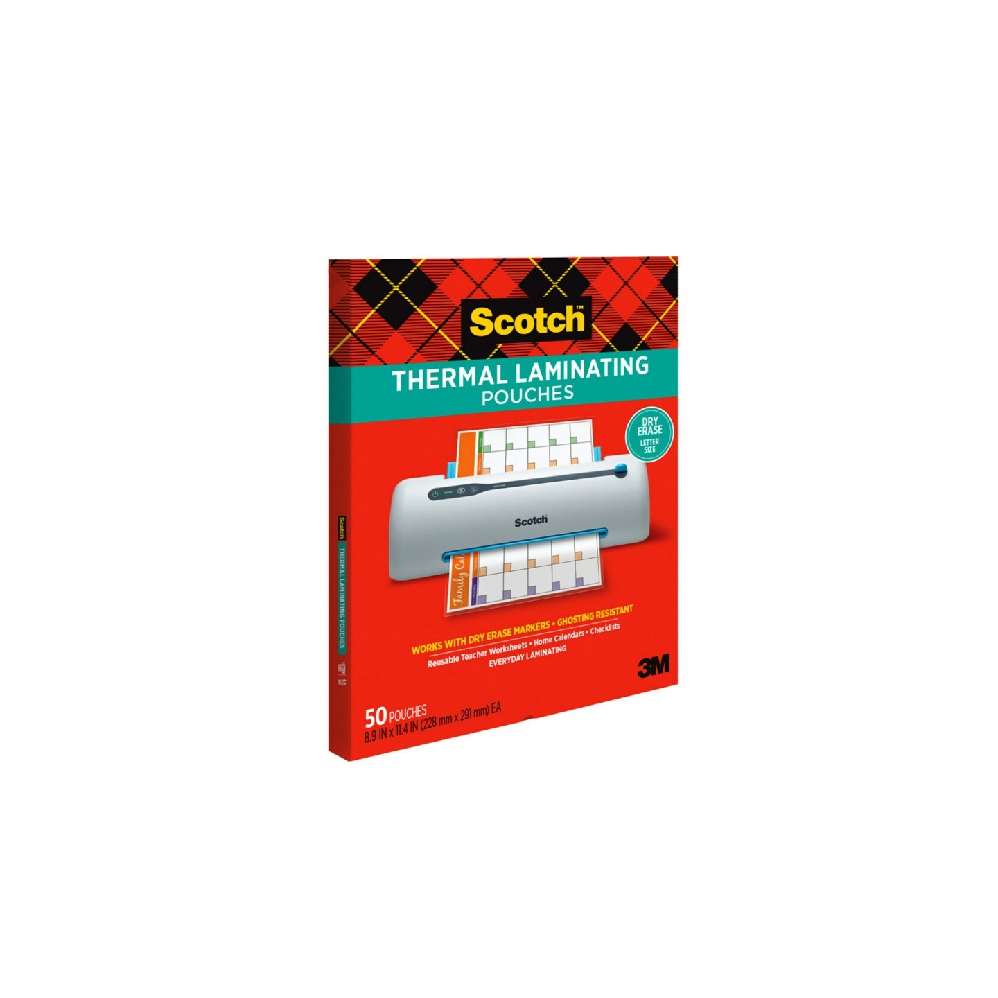 Scotch® Dry Erase Thermal Laminating Pouches - 50 Count