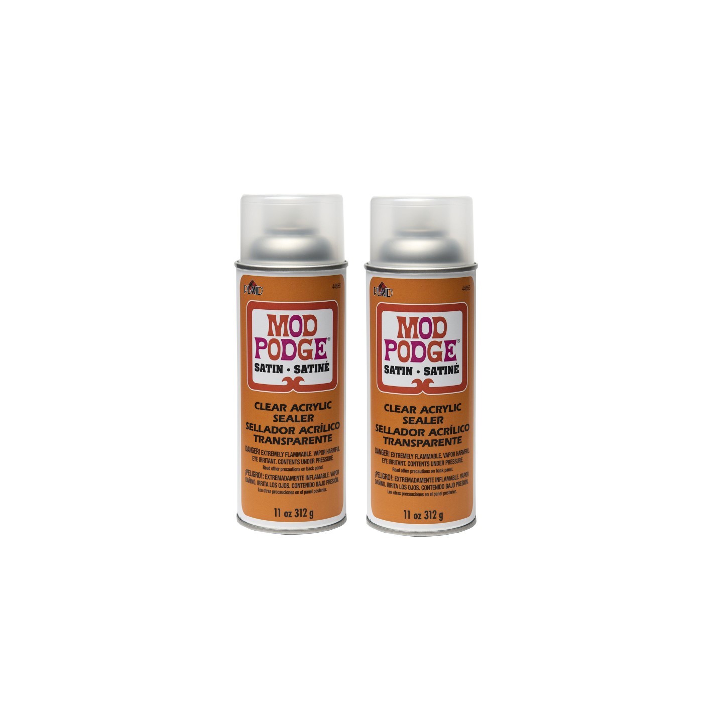 Mod Podge Acrylic Aerosol Sealer, 11oz., Satin, Pack of 2