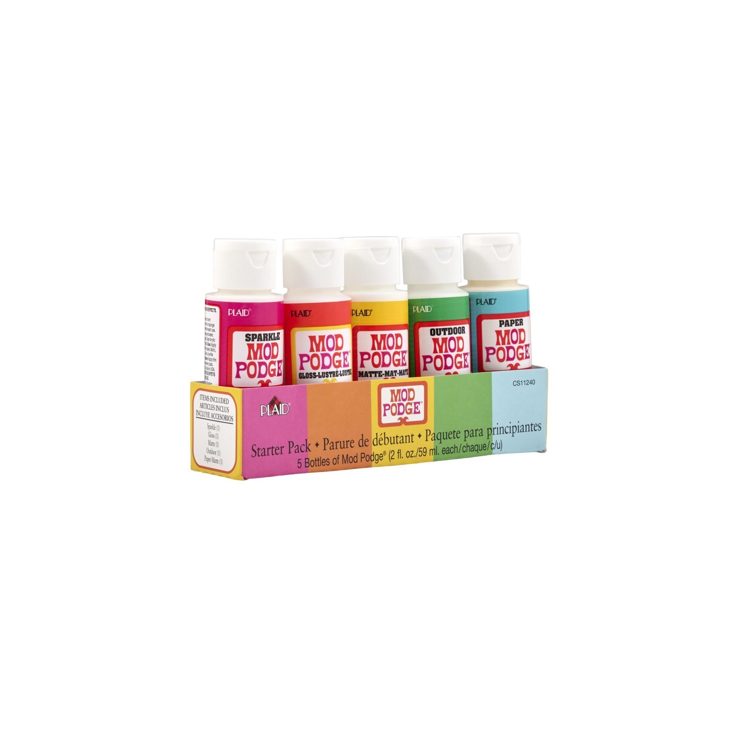 Mod Podge Decoupage Glue, Starter Set