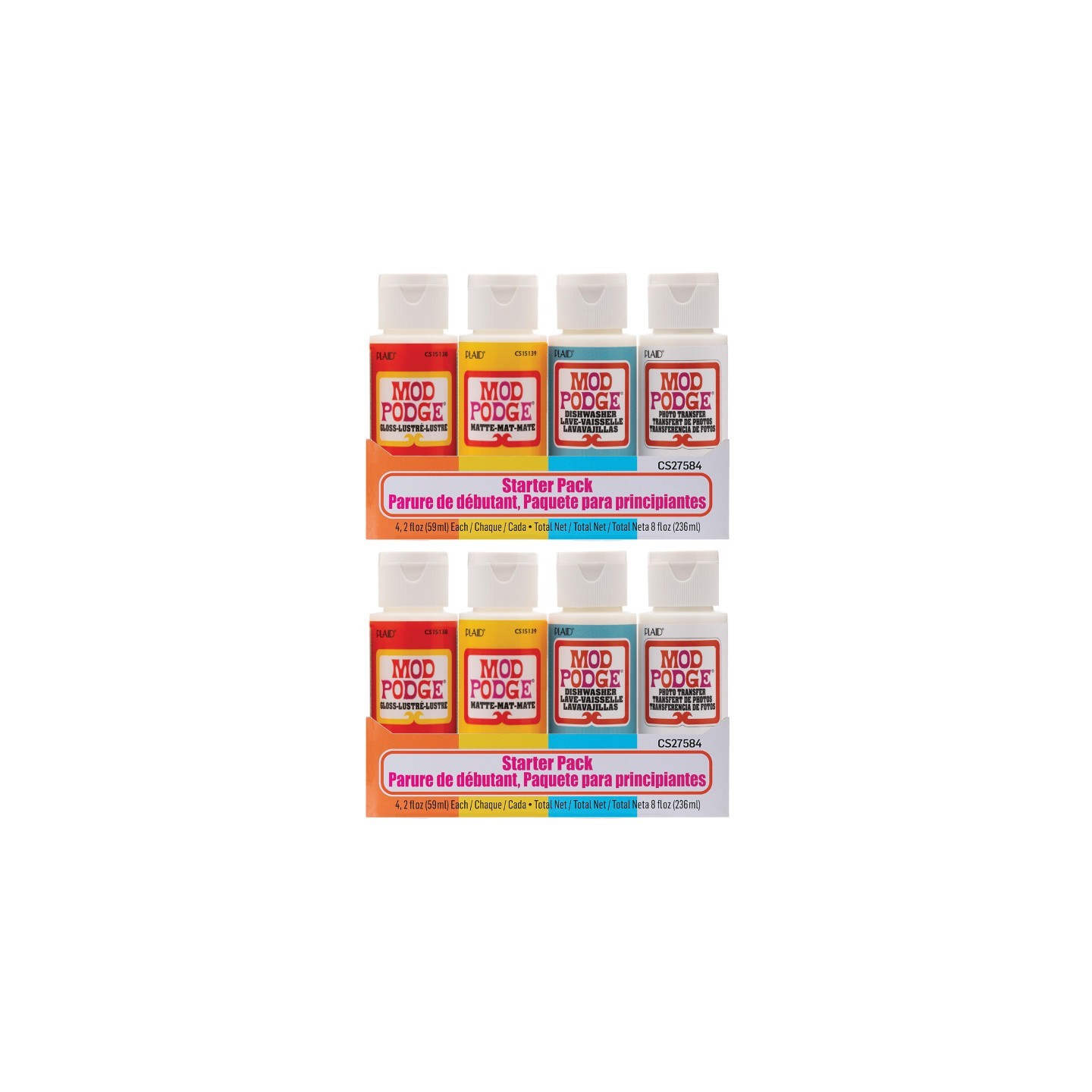 Mod Podge Sealer Set, 2oz., 4 Per Set, 2 Sets