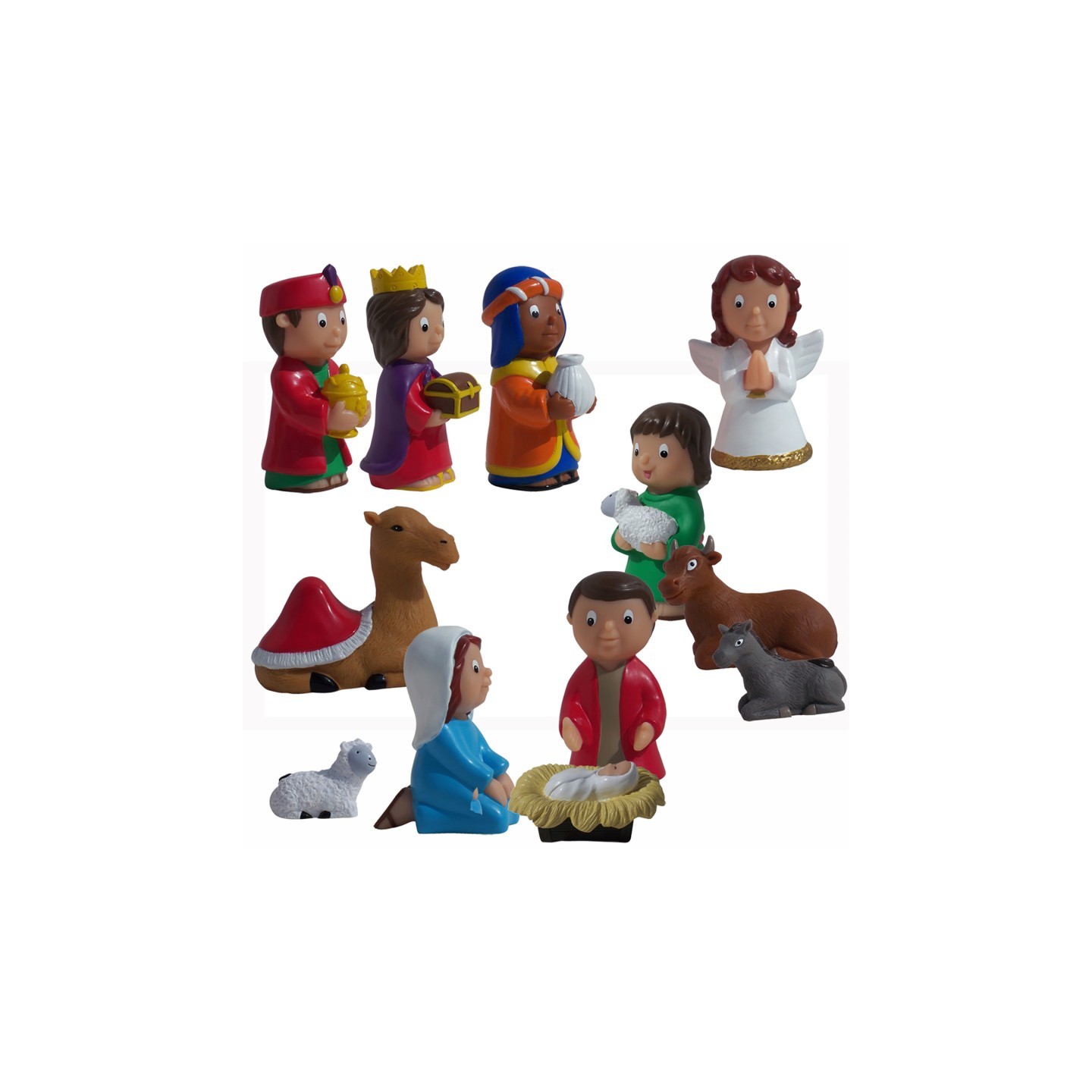 Get Ready Kids Nativity Set, 5", 12 Pieces