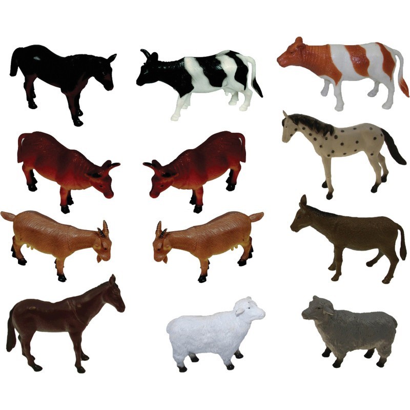 Get Ready Kids Farm Animals Playset, Set of 12