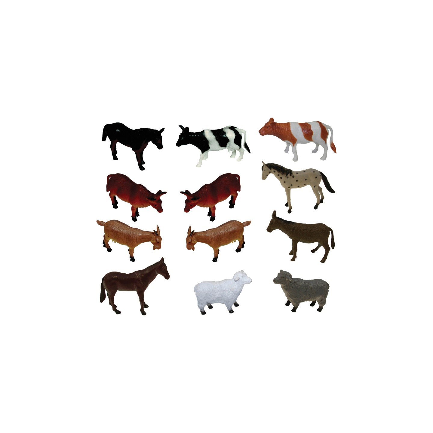 Get Ready Kids Farm Animals Playset, Set of 12