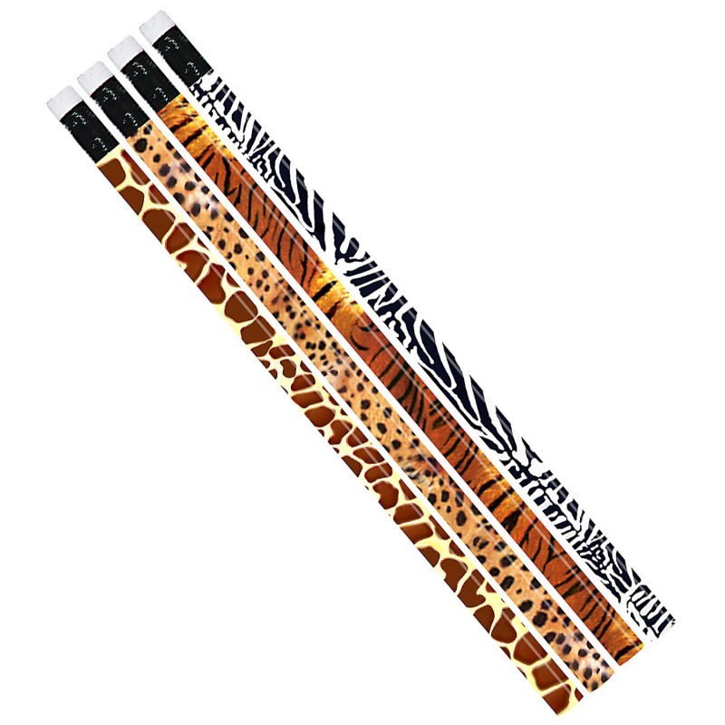Musgrave Pencil Company Jungle Fever Assortment Pencil, Pack of 12