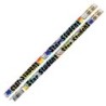Musgrave Pencil Company Star Student Motivational Pencils, 12 Per Pack, 12 Packs