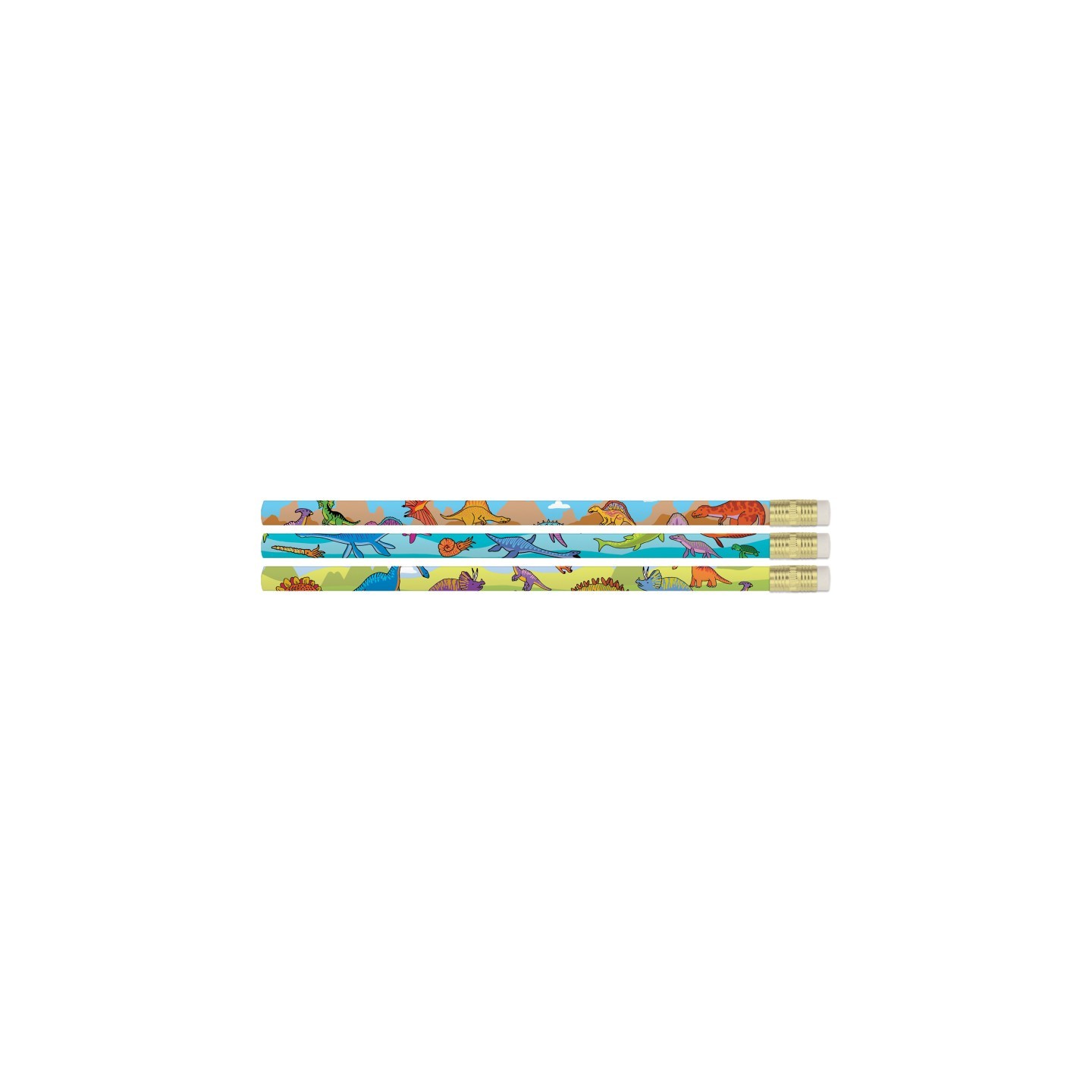 Musgrave Pencil Company Dynamic Dinosaurs Pencils, Pack of 12