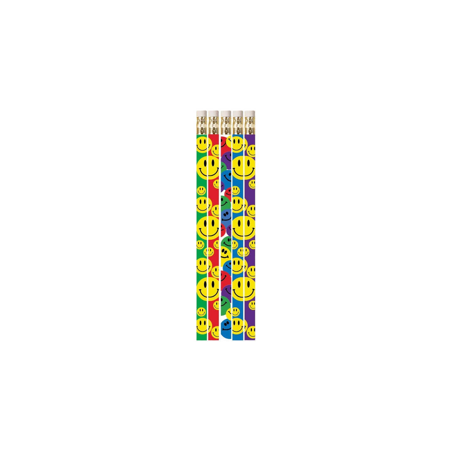 Musgrave Pencil Company Happy Face Assorted Motivational Pencils, Pack of 144