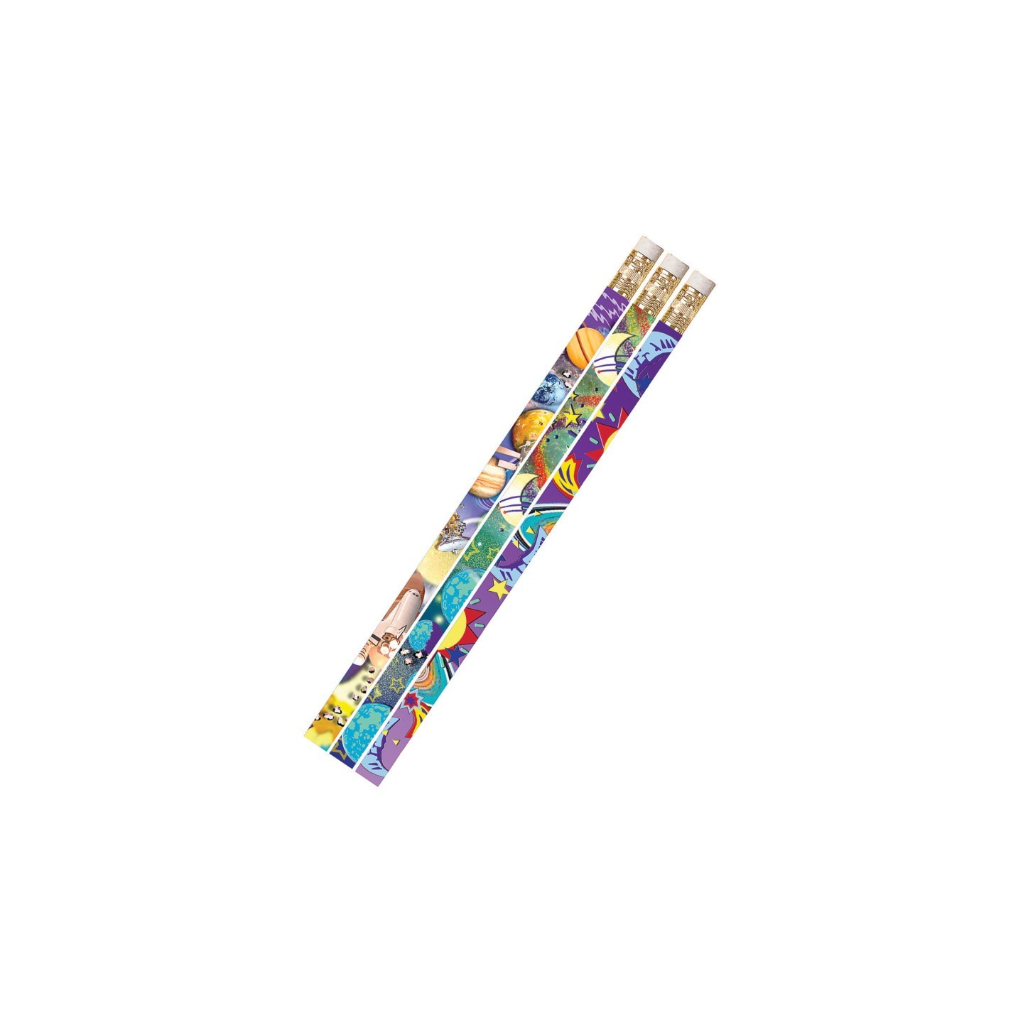 Musgrave Pencil Company Galaxy Galore Motivational/Fun Pencils, Pack of 144