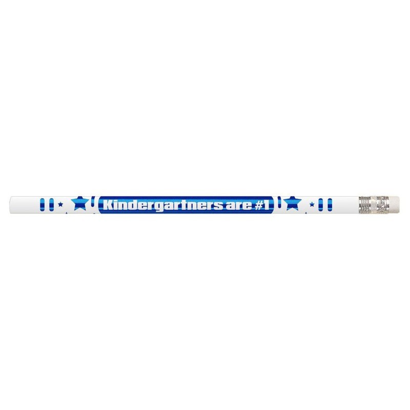 Musgrave Pencil Company Kindergartners Are #1 Motivational Pencils, 12 Per Pack, 12 Packs