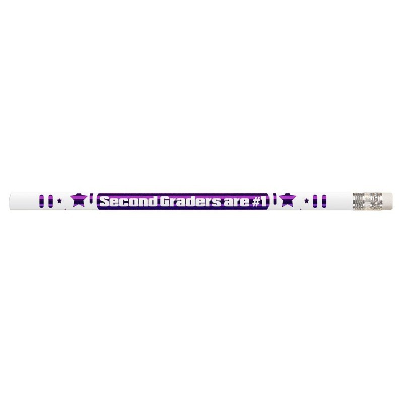 Musgrave Pencil Company 2nd Graders Are #1 Motivational Pencils, Pack of 12