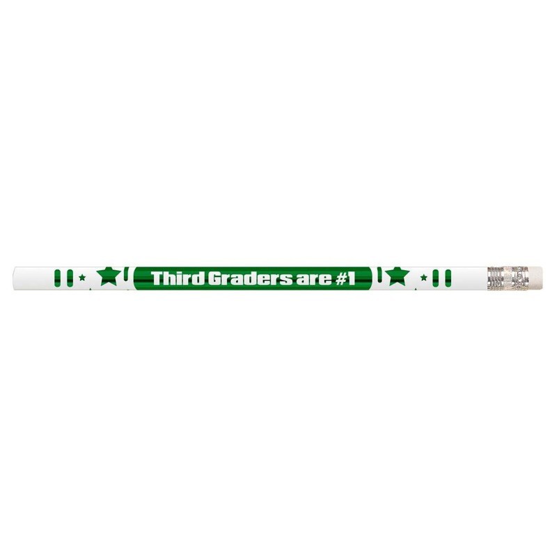 Musgrave Pencil Company 3rd Graders Are #1 Motivational Pencils, 12 Per Pack, 12 Packs