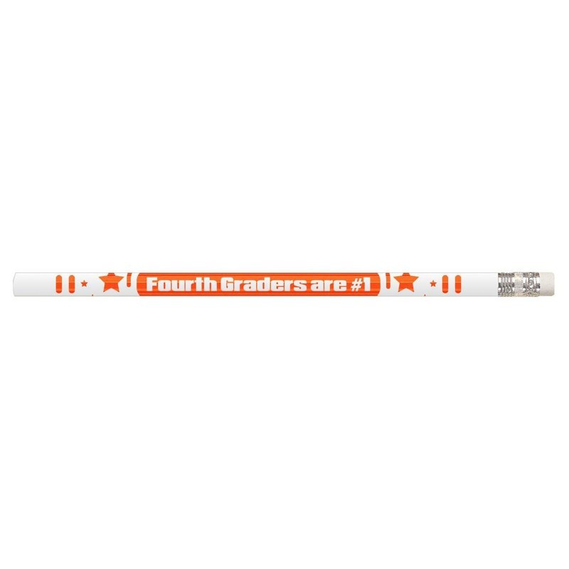 Musgrave Pencil Company 4th Graders Are #1 Motivational Pencils, Pack of 12