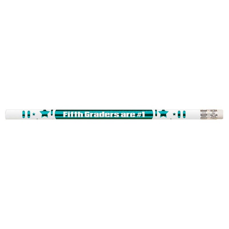 Musgrave Pencil Company 5th Graders Are #1 Motivational Pencils, 12 Per Pack, 12 Packs