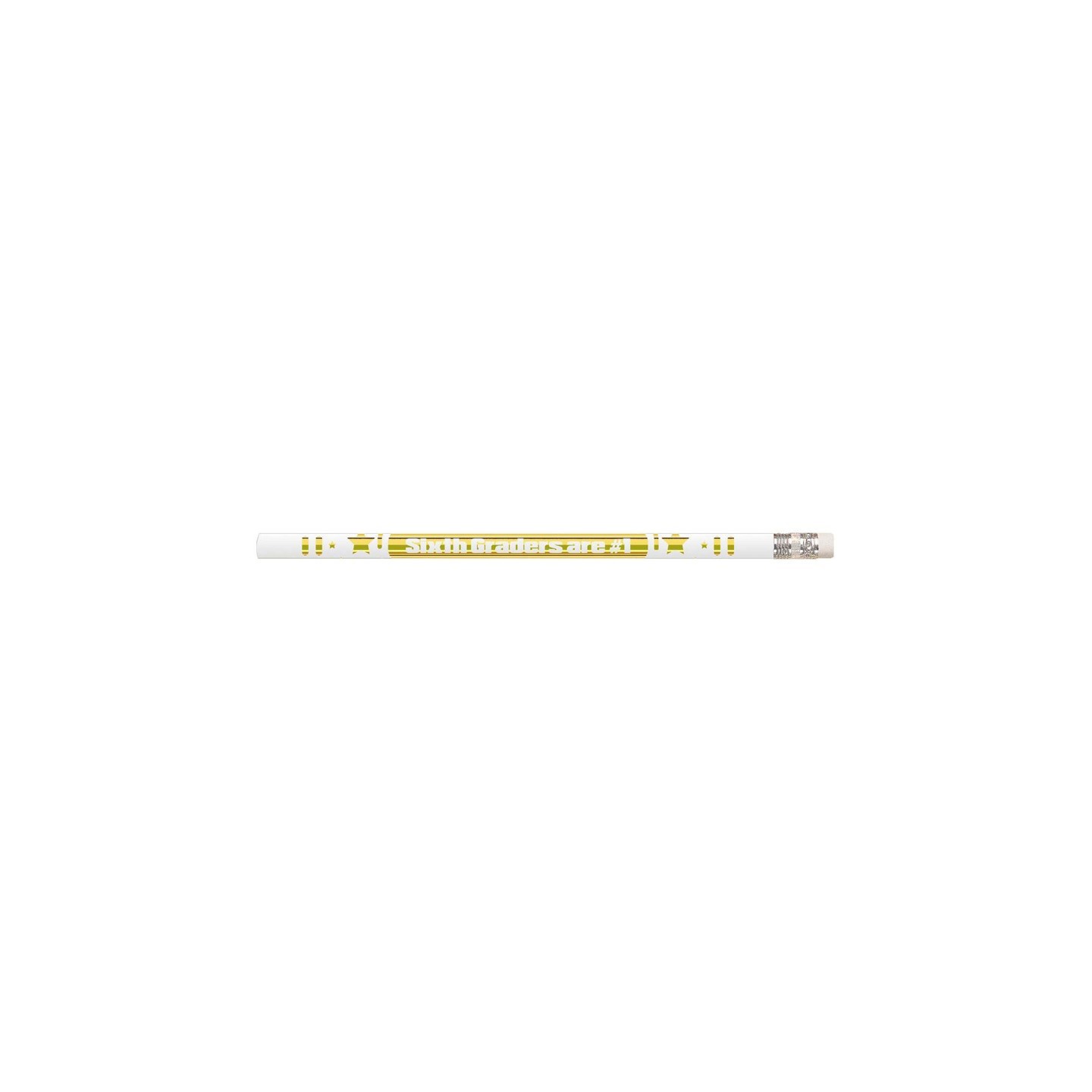 Musgrave Pencil Company 6th Graders Are #1 Motivational Pencils, Pack of 12