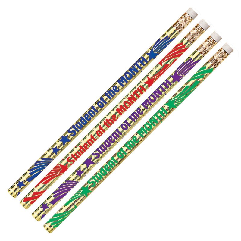 Musgrave Pencil Company Student of the Month Motivational Pencil, Pack of 12