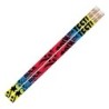 Musgrave Pencil Company Rock The Test Motivational Pencils, 12 Per Pack, 12 Packs