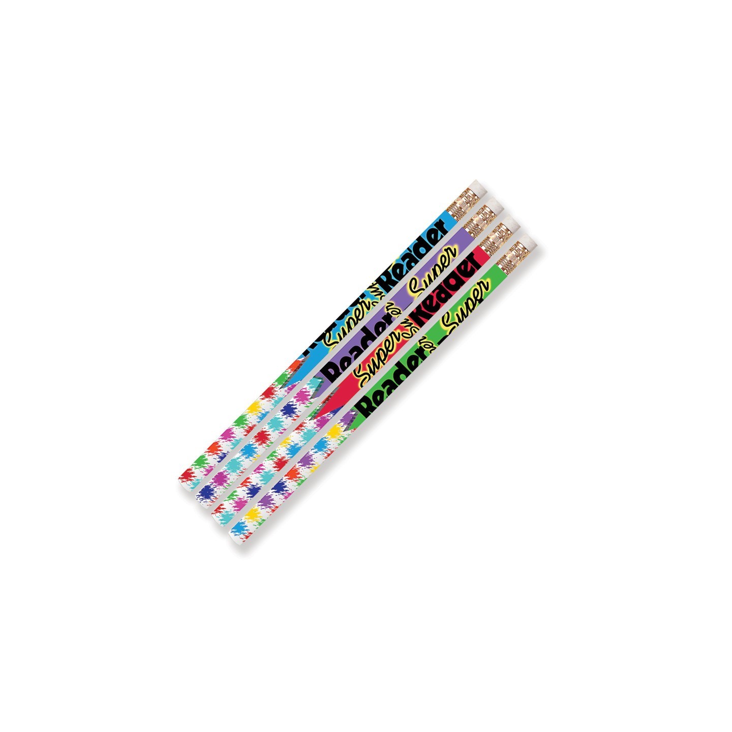 Musgrave Pencil Company Super Reader Motivational Pencils, Pack of 144