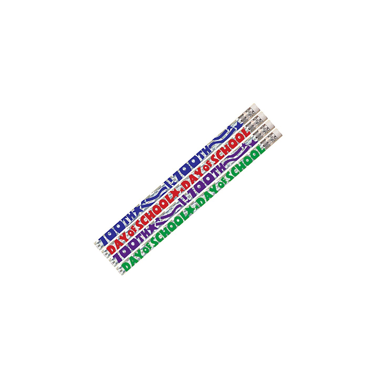 Musgrave Pencil Company 100th Day of School Pencil, Pack of 12