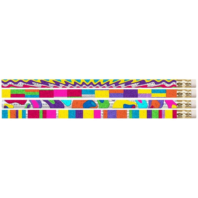 Musgrave Pencil Company Watercolors Motivational/Fun Pencils, Pack of 12