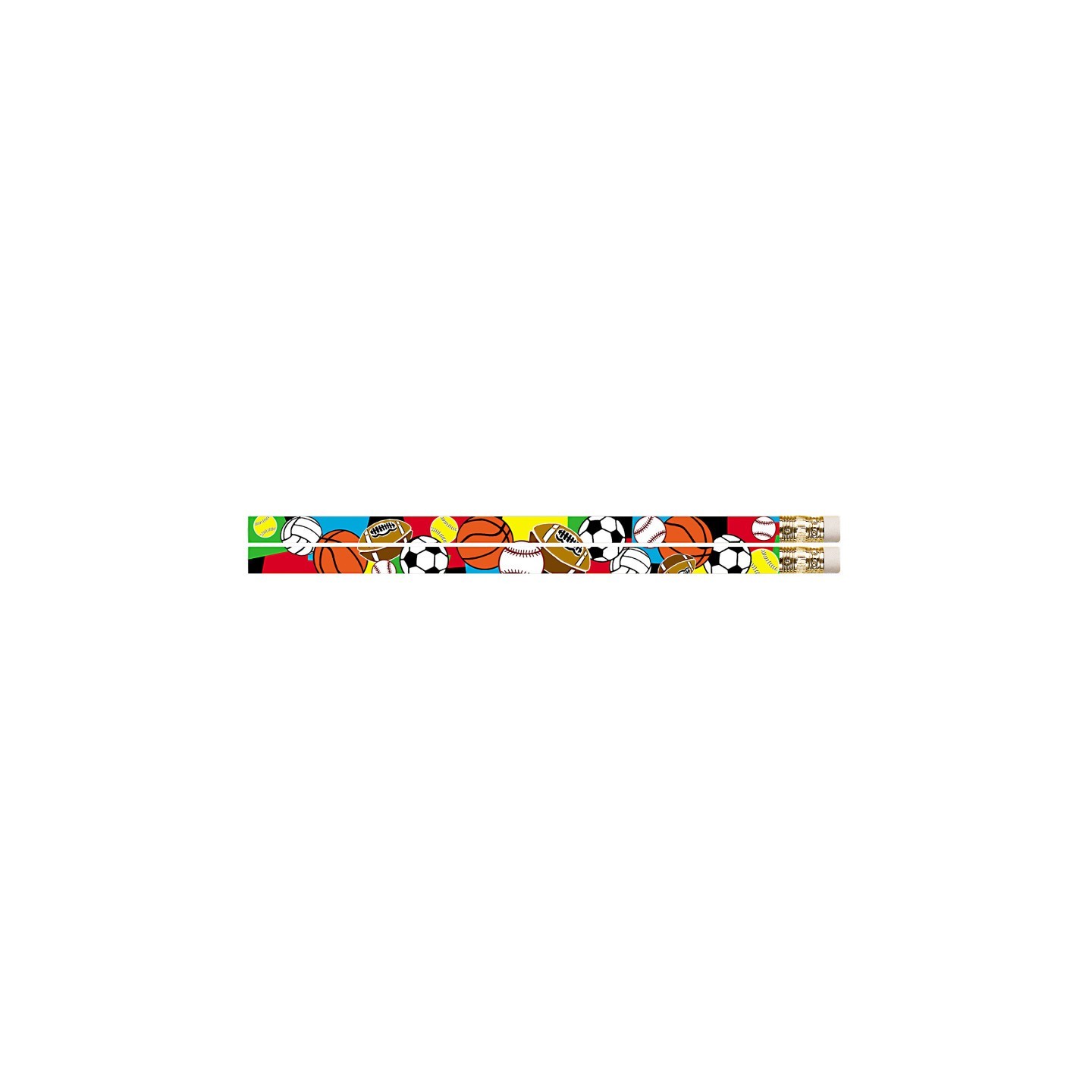 Musgrave Pencil Company Super Sports Motivational/Fun Pencils, Pack of 144