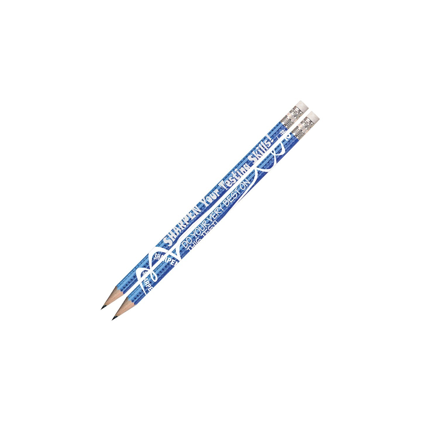 Musgrave Pencil Company Sharpen Your Testing Skills Motivational Pencils, Pack of 12