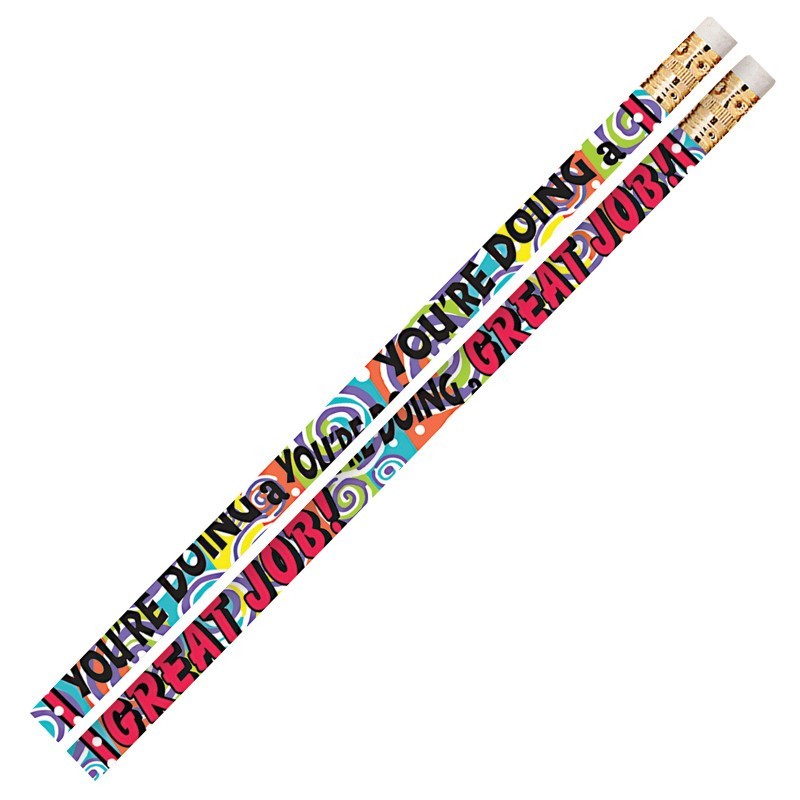 Musgrave Pencil Company You’re Doing A Great Job Motivational Pencils, 12 Per Pack, 12 Packs